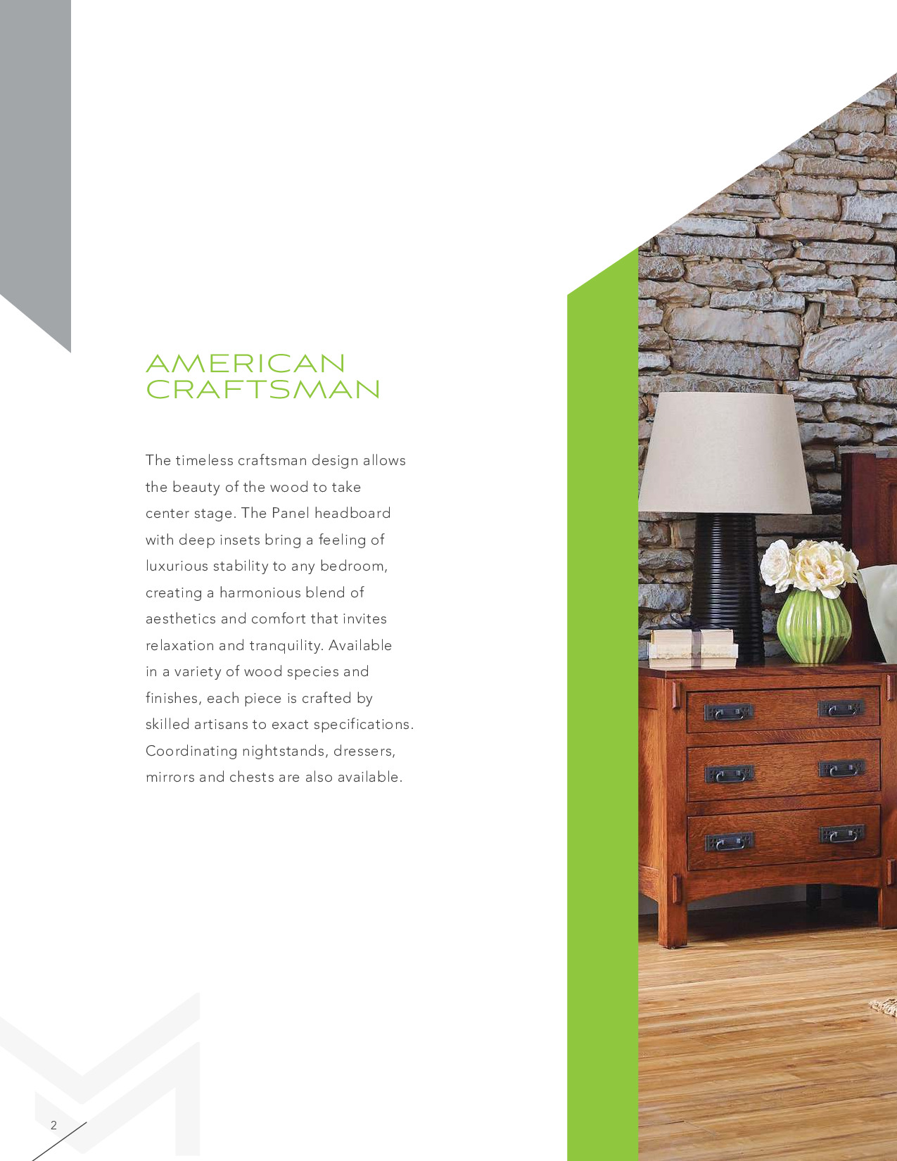 Amish American Craftsman Bedroom Catalog
